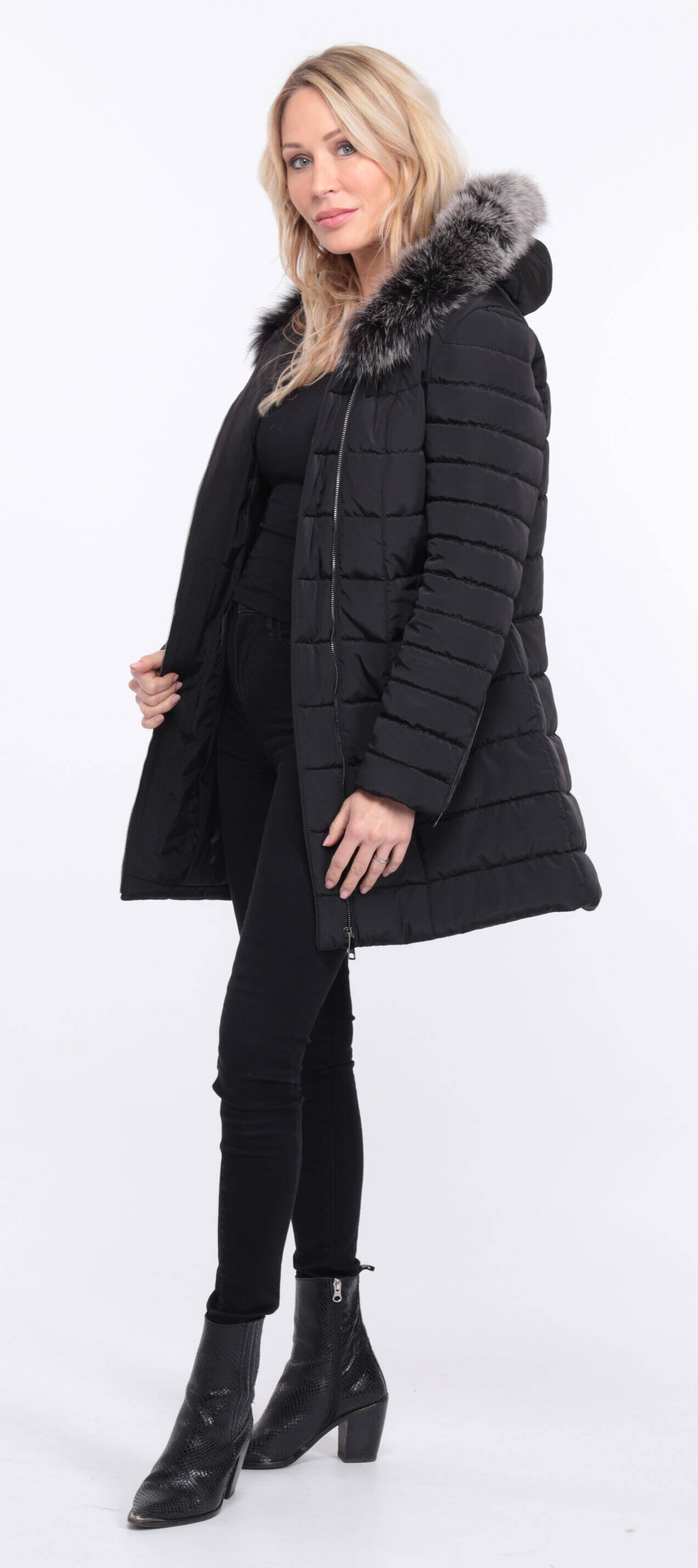 Manteau doudoune sales femme noir