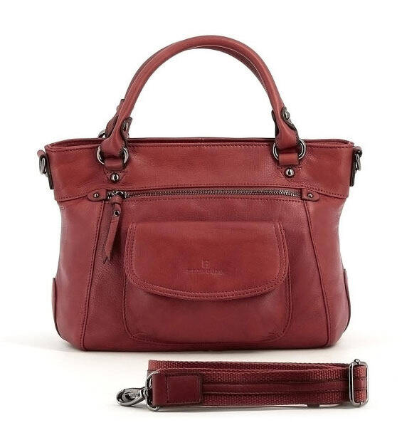 Vêtement en cuir Maroquinerie femme rouge