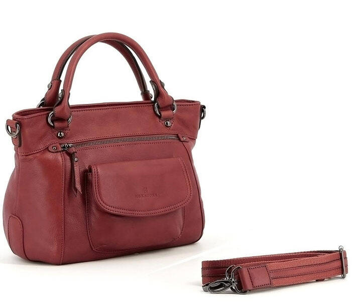 Vêtement en cuir Maroquinerie femme rouge