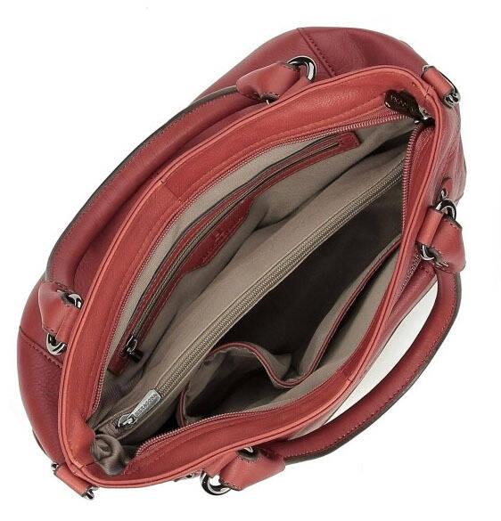 Vêtement en cuir Maroquinerie femme rouge