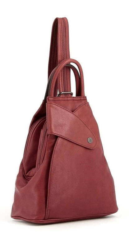 Vêtement en cuir Maroquinerie femme rouge