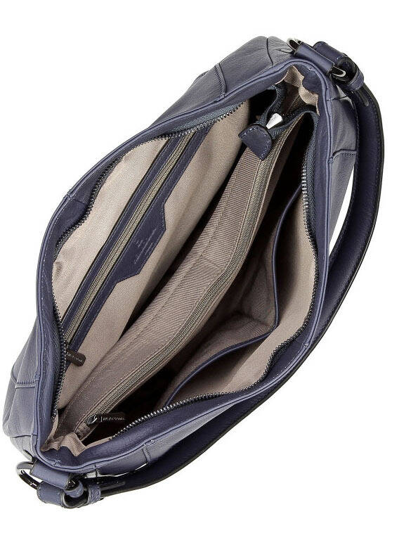 Vêtement en cuir Maroquinerie femme bleu