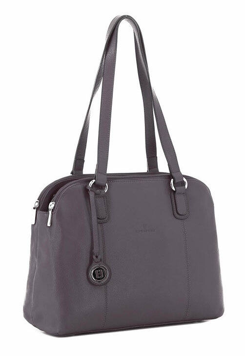 Vêtement en cuir Maroquinerie femme gris