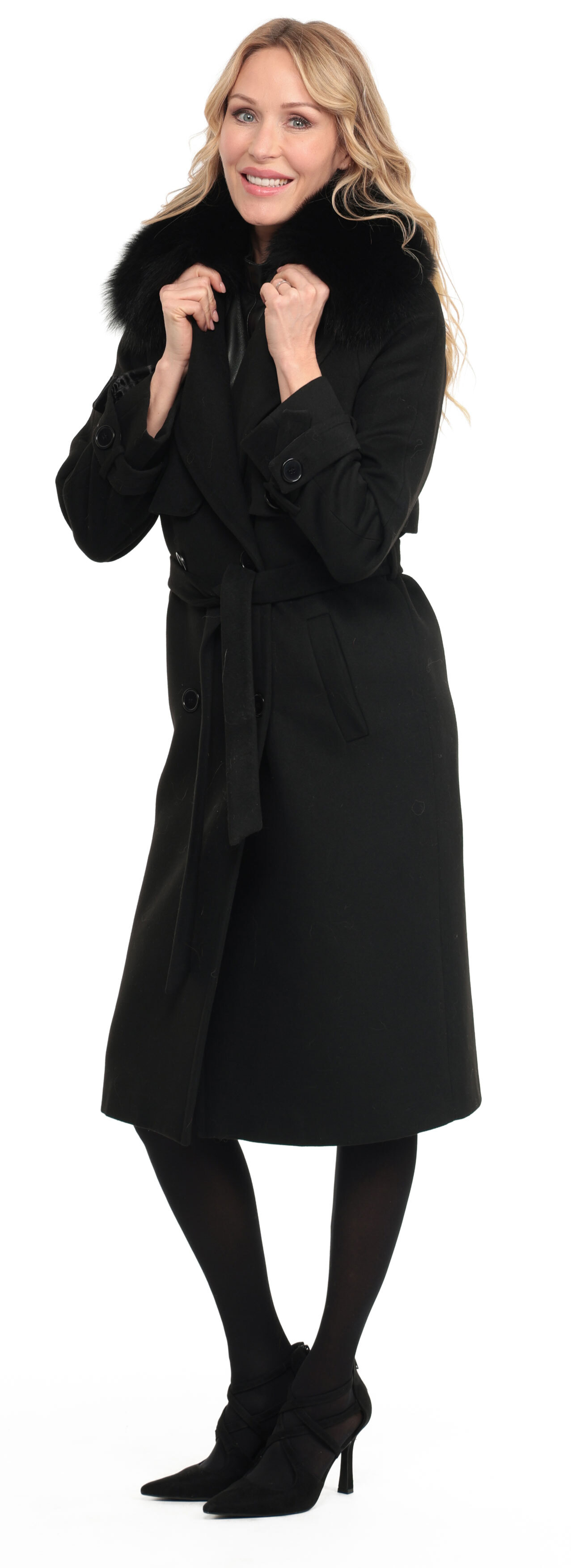 Vêtement en cuir Manteaux cuir noir