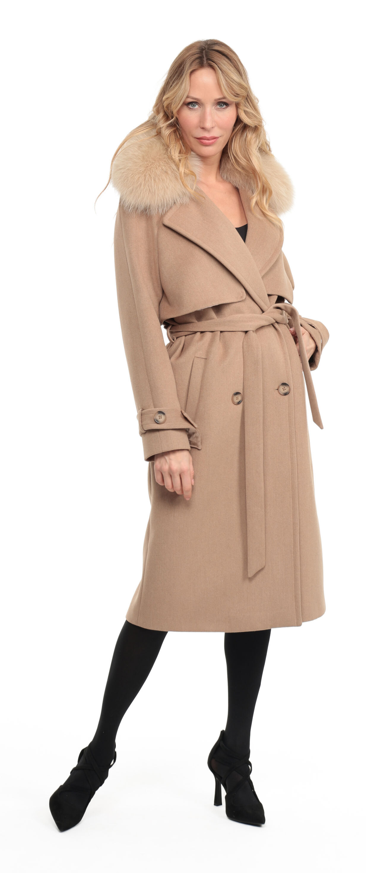 Vêtement en cuir Manteaux cuir taupe