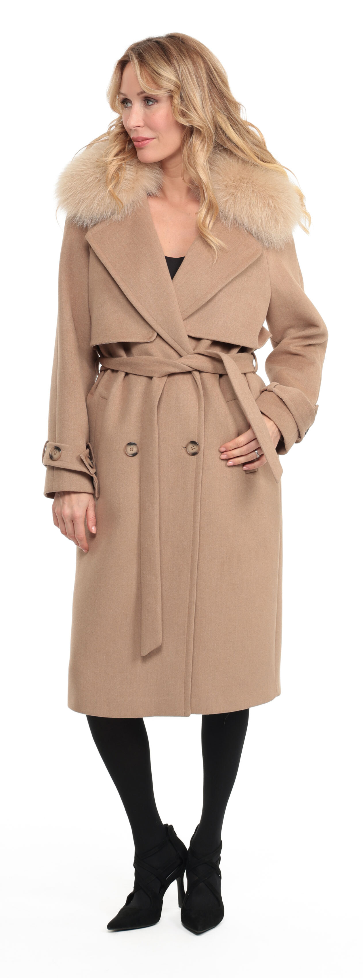 Vêtement en cuir Manteaux cuir taupe