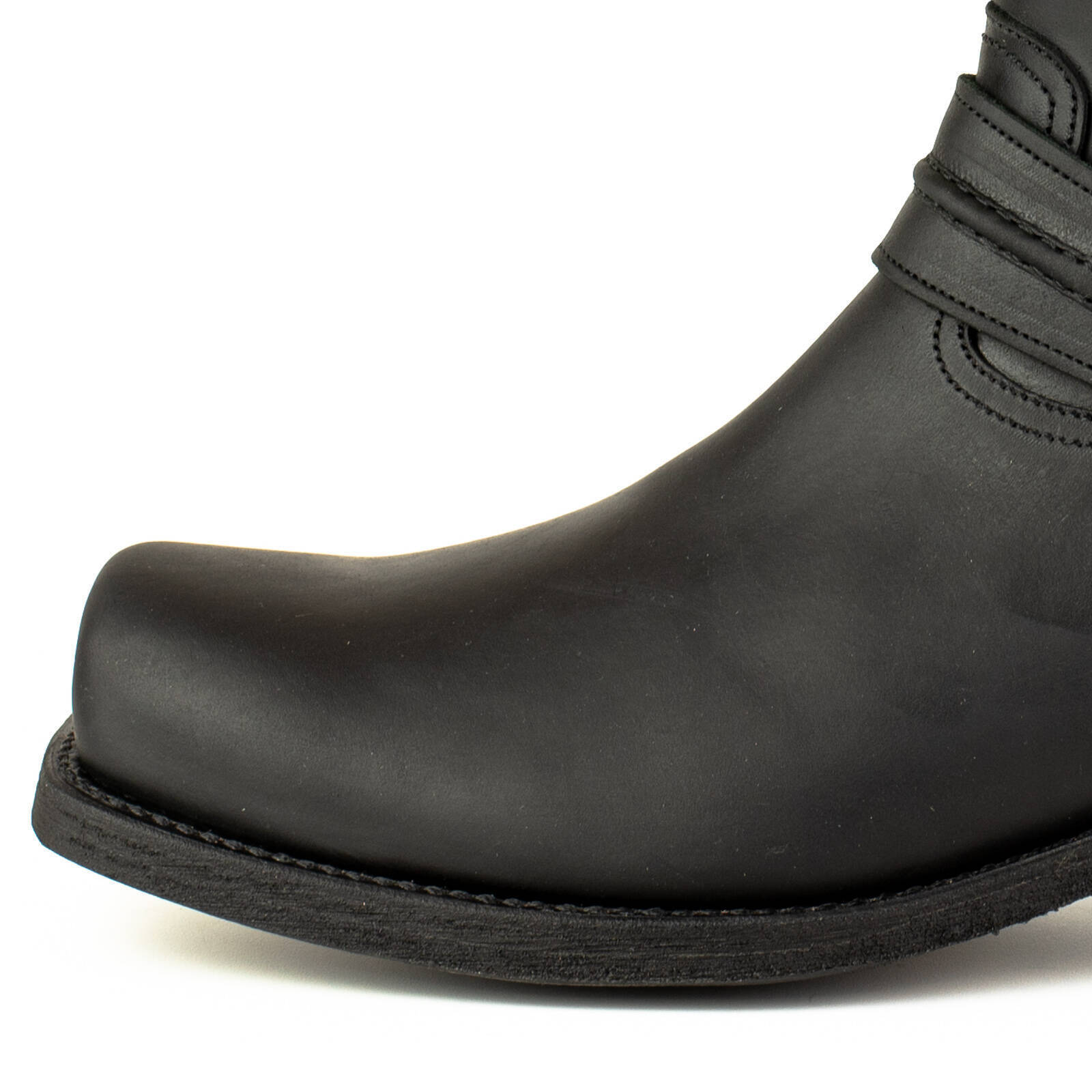 Vêtement en cuir Santiags homme noir