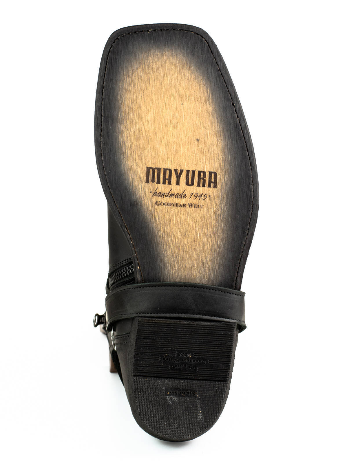 Vêtement en cuir Santiags homme noir