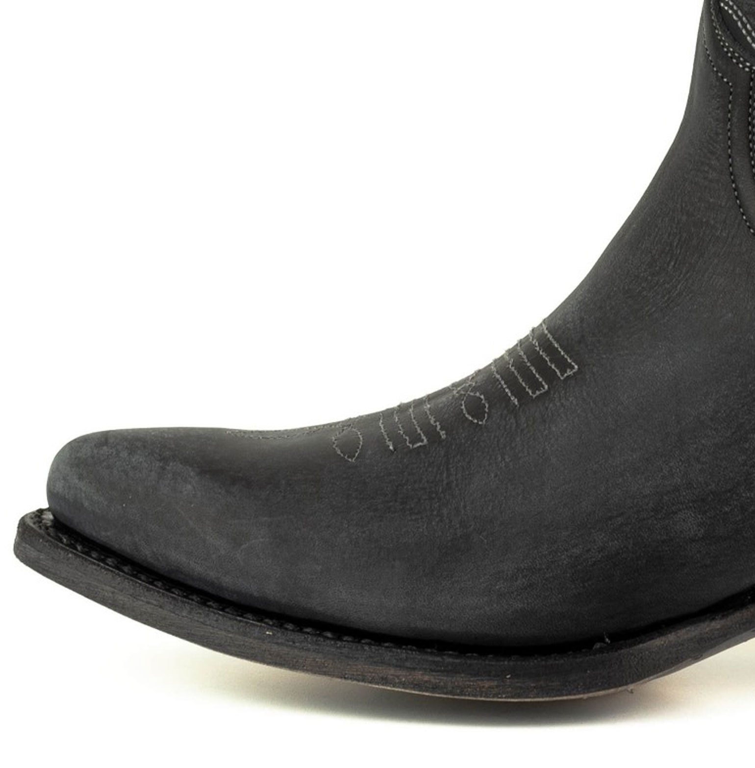 Vêtement en cuir Santiags femme noir