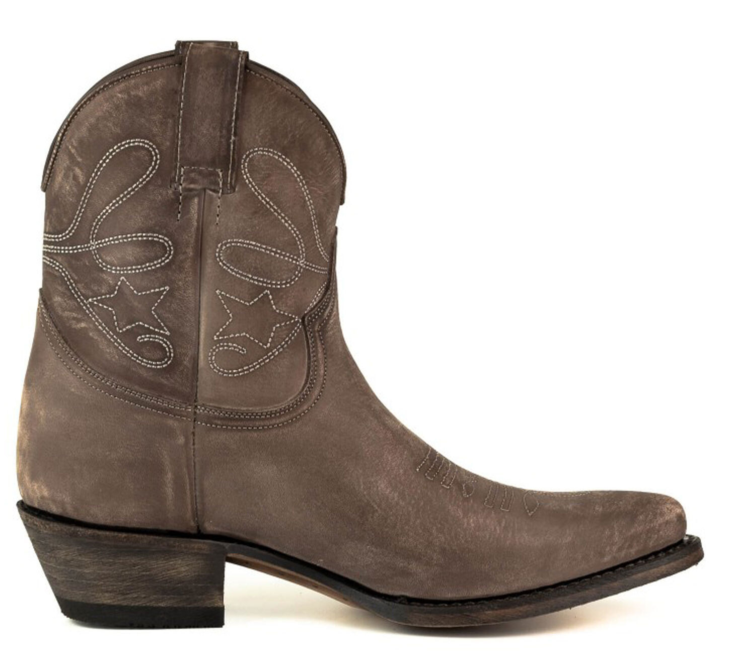 Vêtement en cuir Santiags femme marron