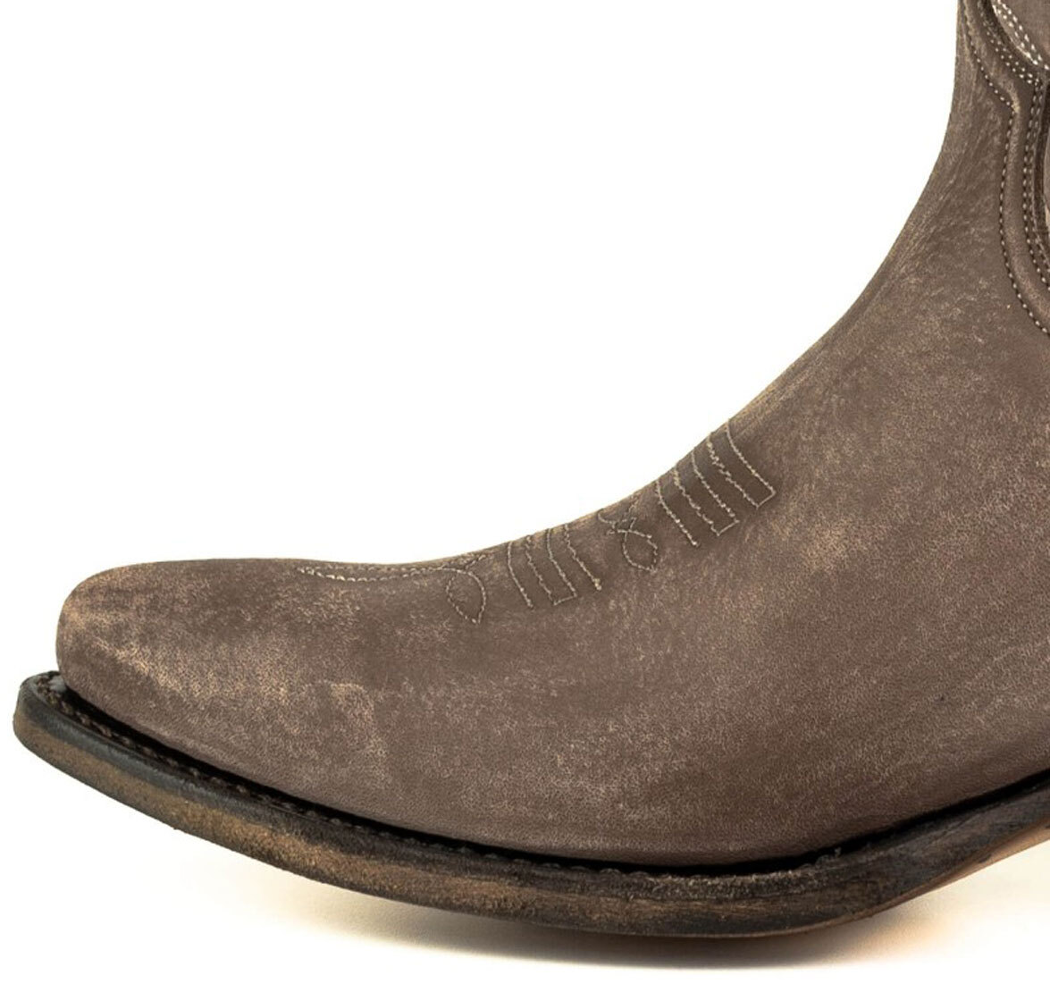 Vêtement en cuir Santiags femme marron