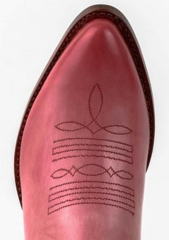 Vêtement en cuir Santiags femme rose