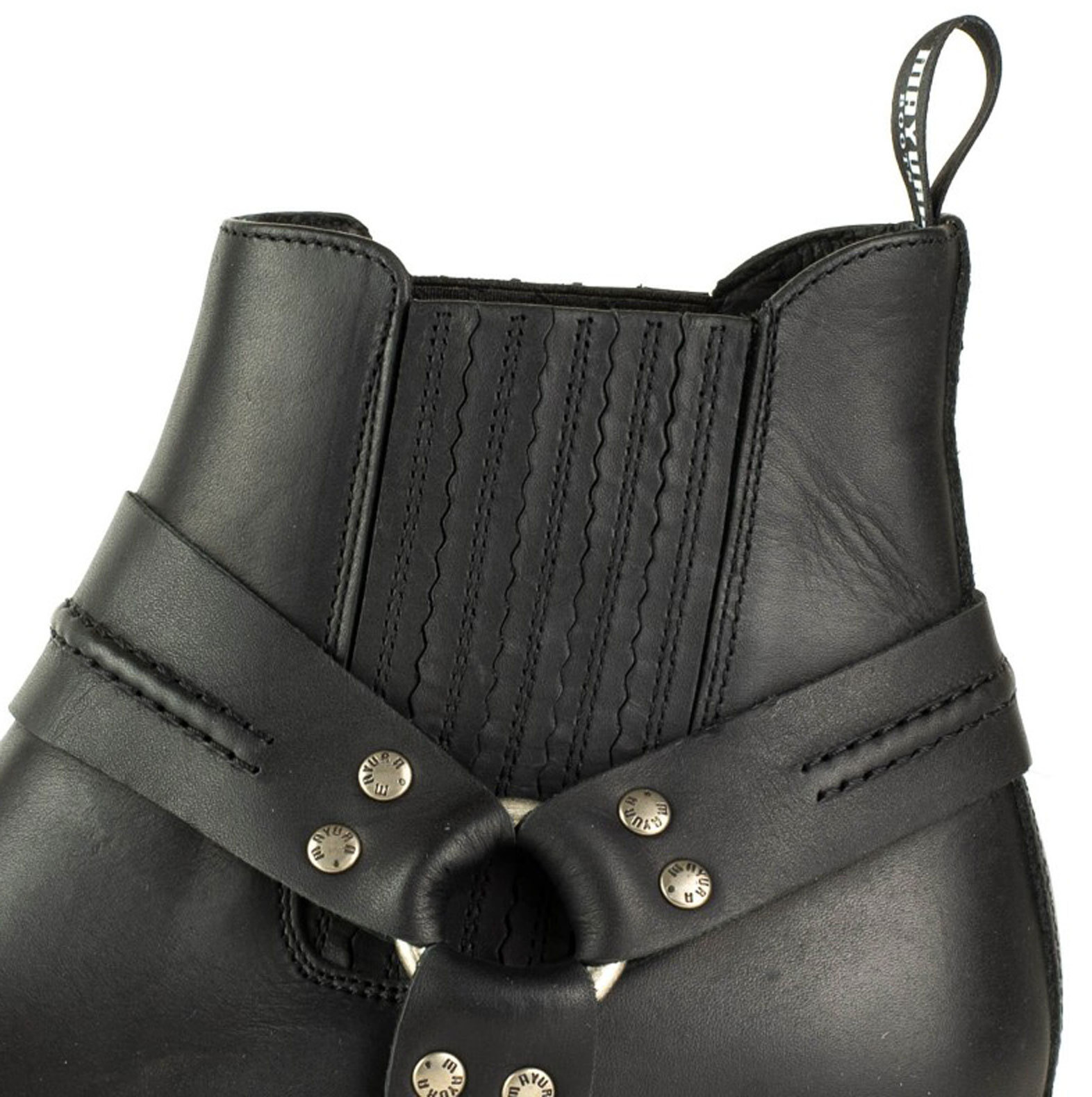 Vêtement en cuir Santiags homme noir