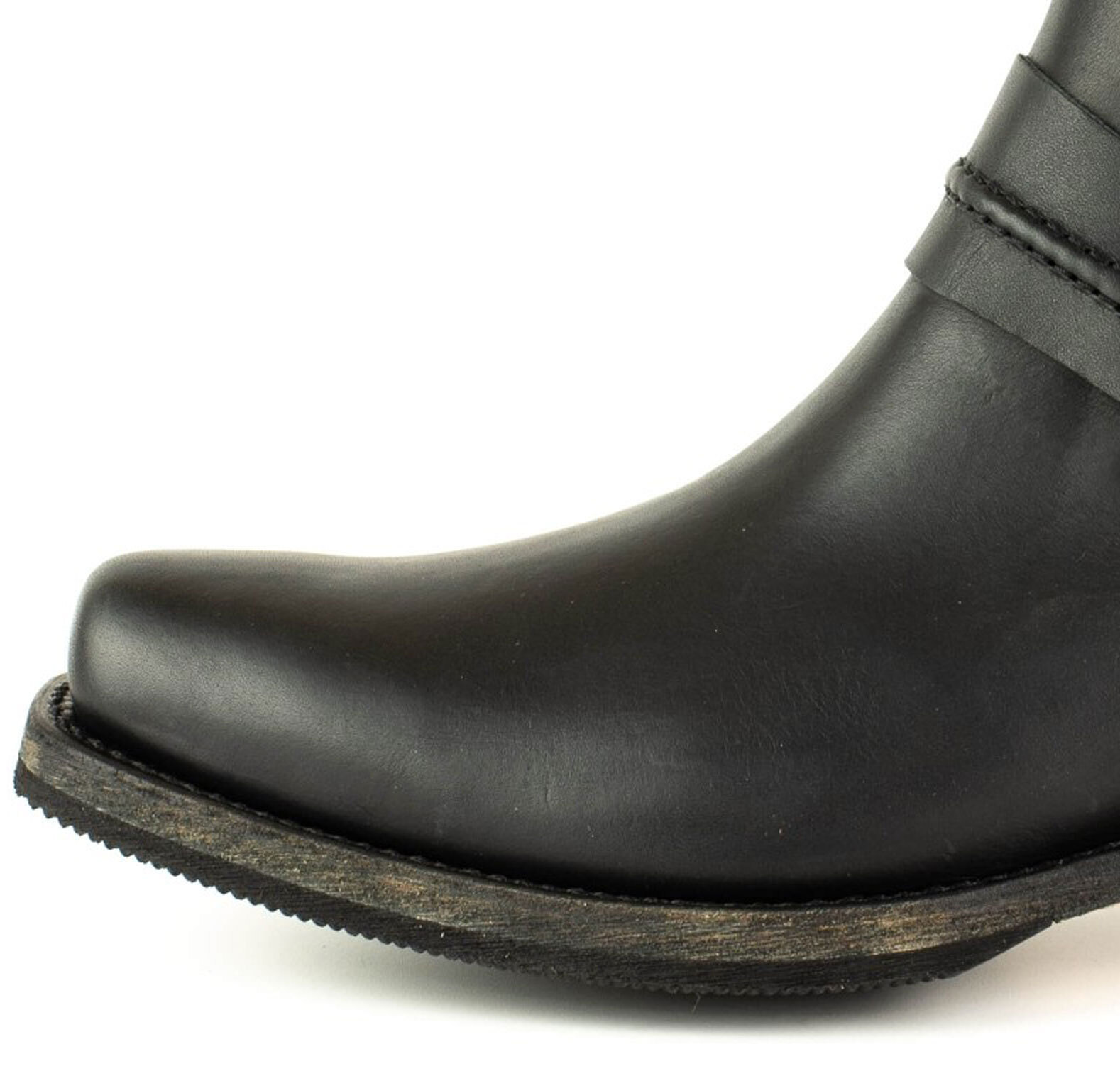 Vêtement en cuir Santiags homme noir