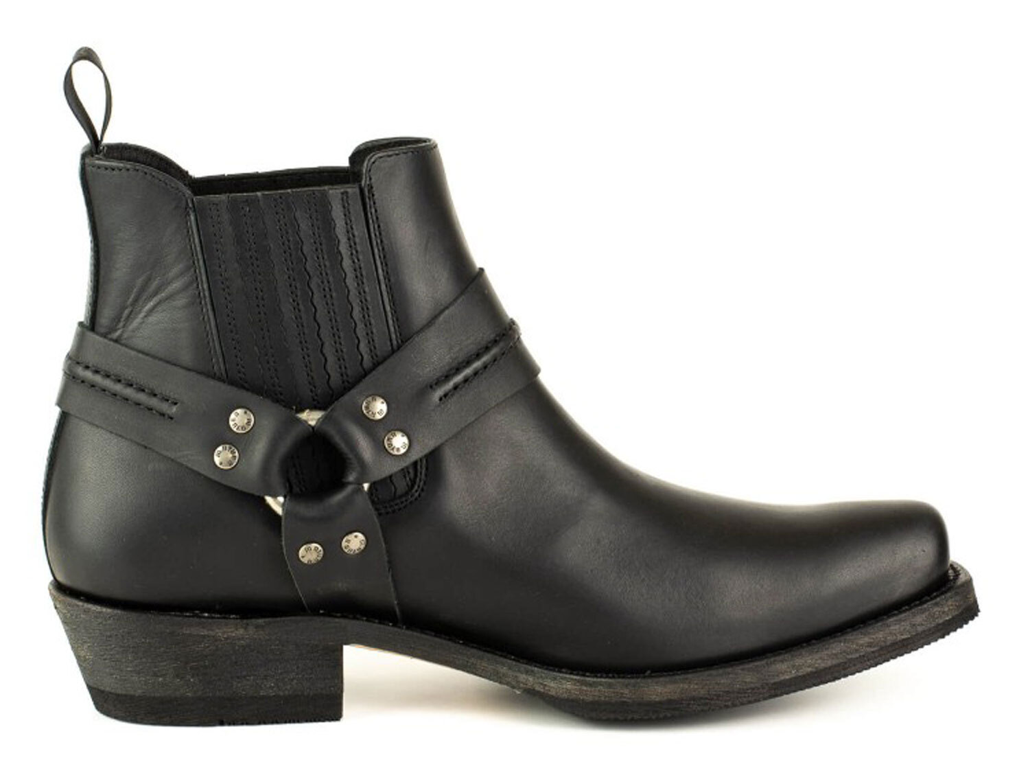 Vêtement en cuir Santiags homme noir