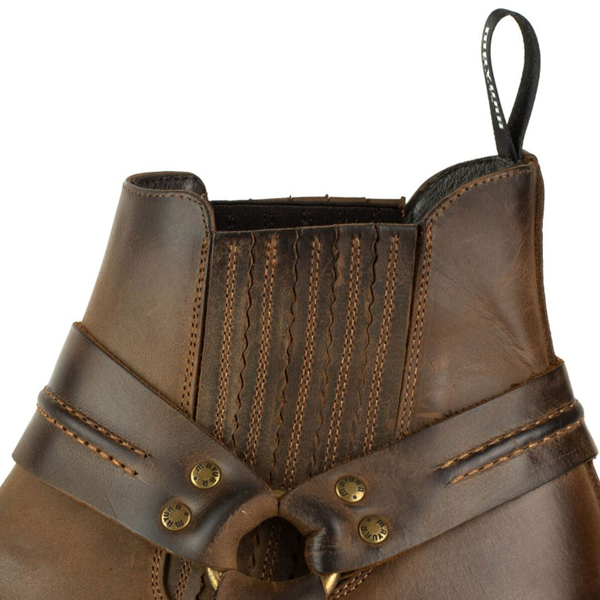 Vêtement en cuir Santiags homme marron