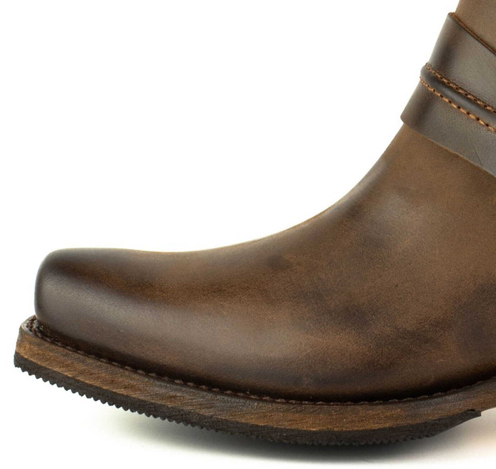 Vêtement en cuir Santiags homme marron