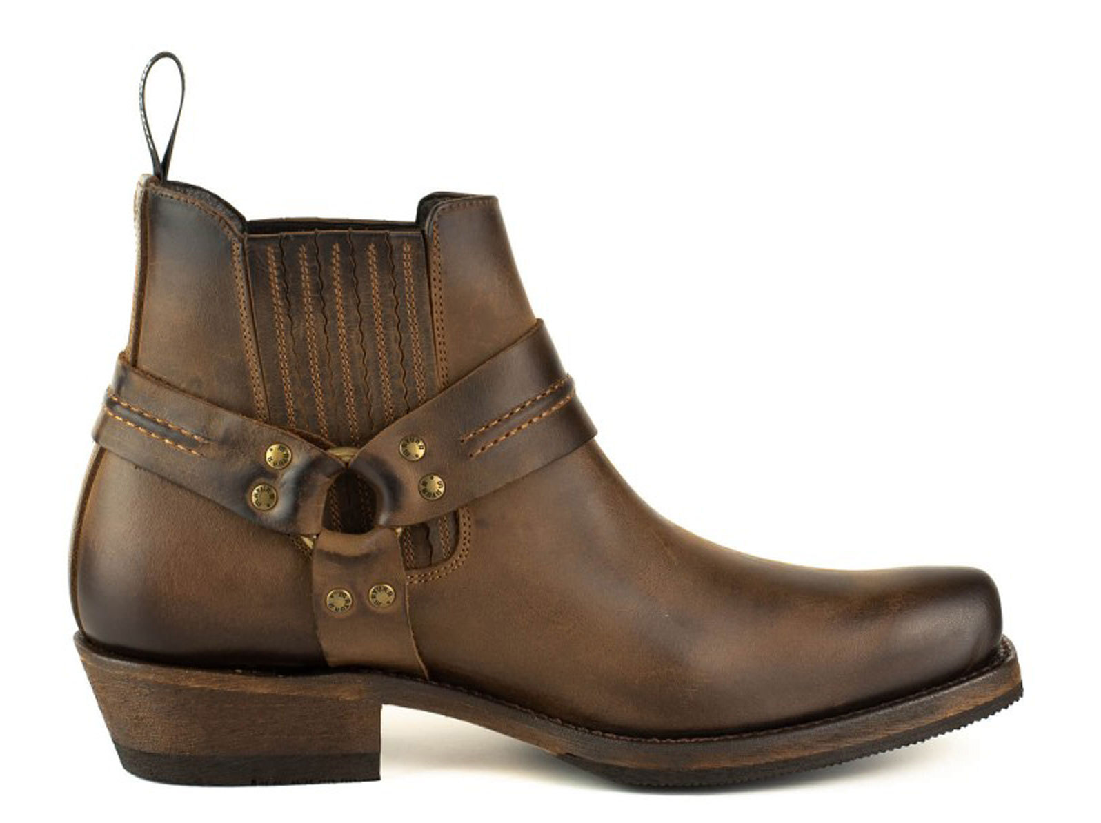 Vêtement en cuir Santiags homme marron