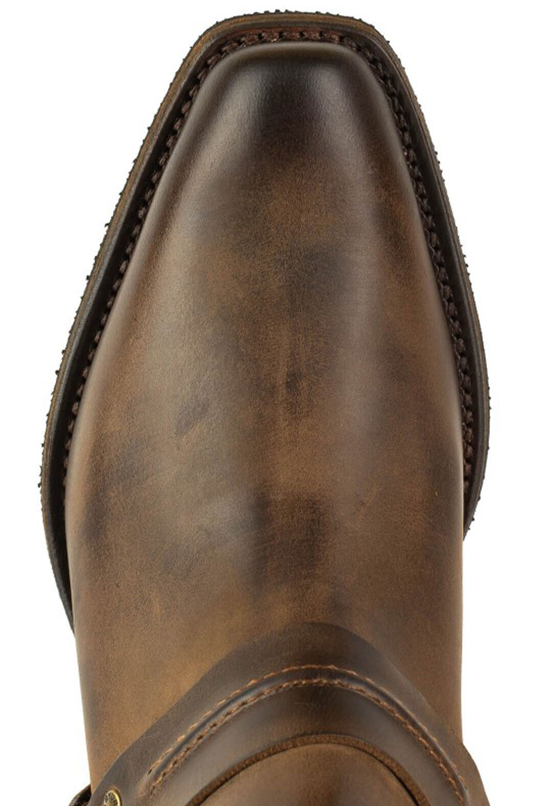 Vêtement en cuir Santiags homme marron