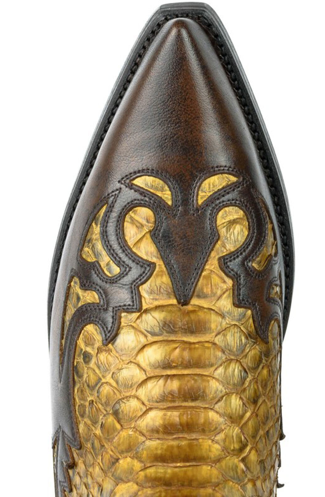 Vêtement en cuir Santiags homme camel