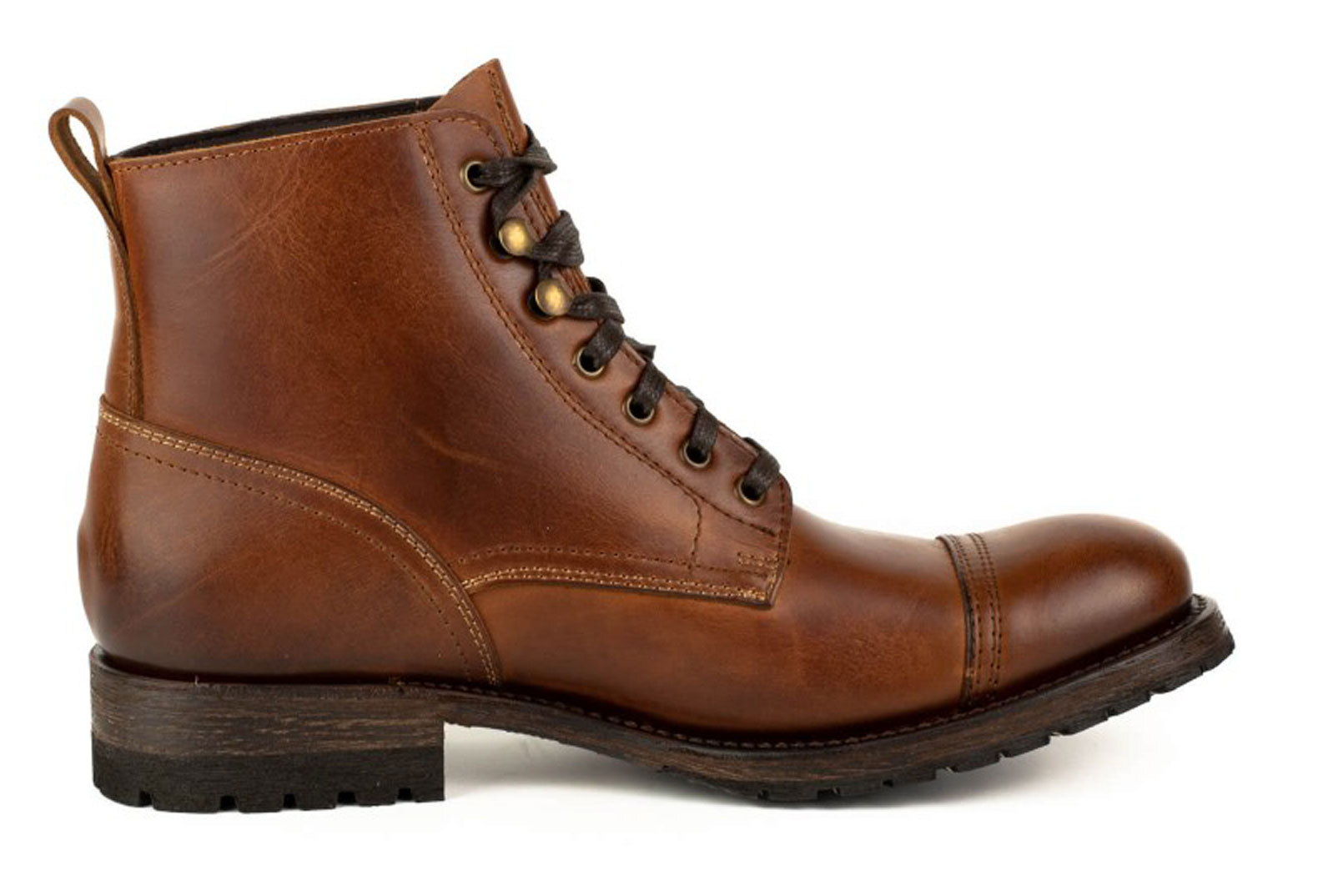 Vêtement en cuir Santiags homme marron