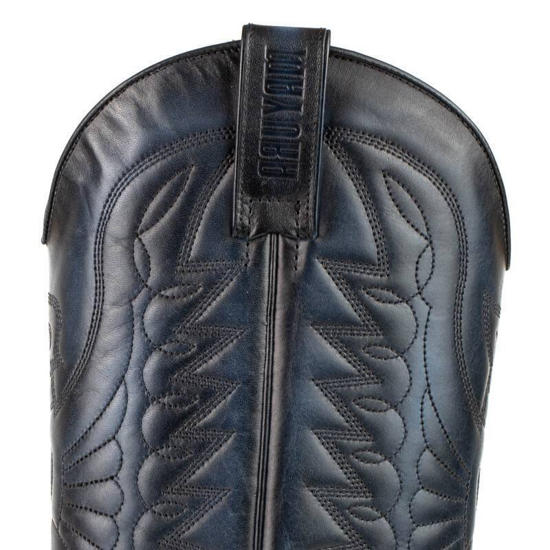 Vêtement en cuir Santiags & chaussures bleu