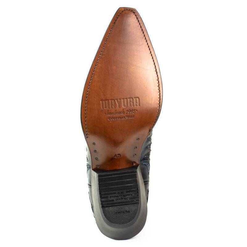 Vêtement en cuir Santiags & chaussures bleu