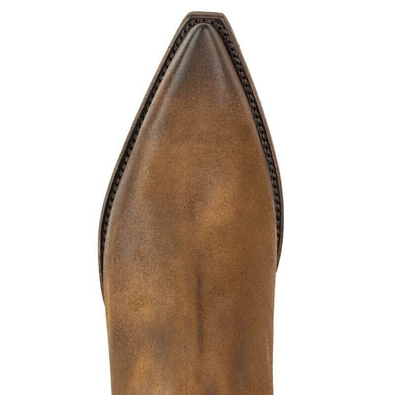 Vêtement en cuir Santiags homme cognac