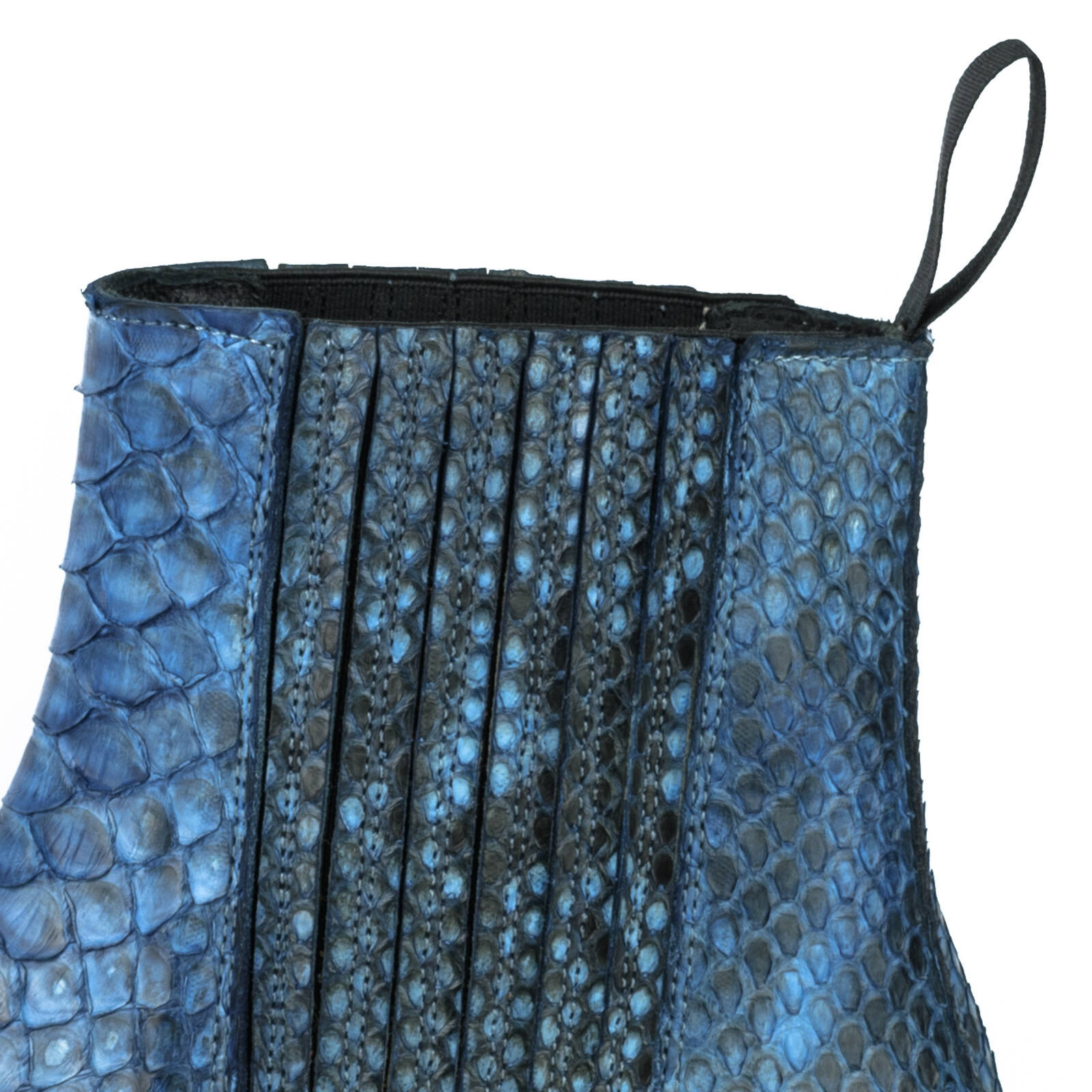 Vêtement en cuir Santiags femme bleu