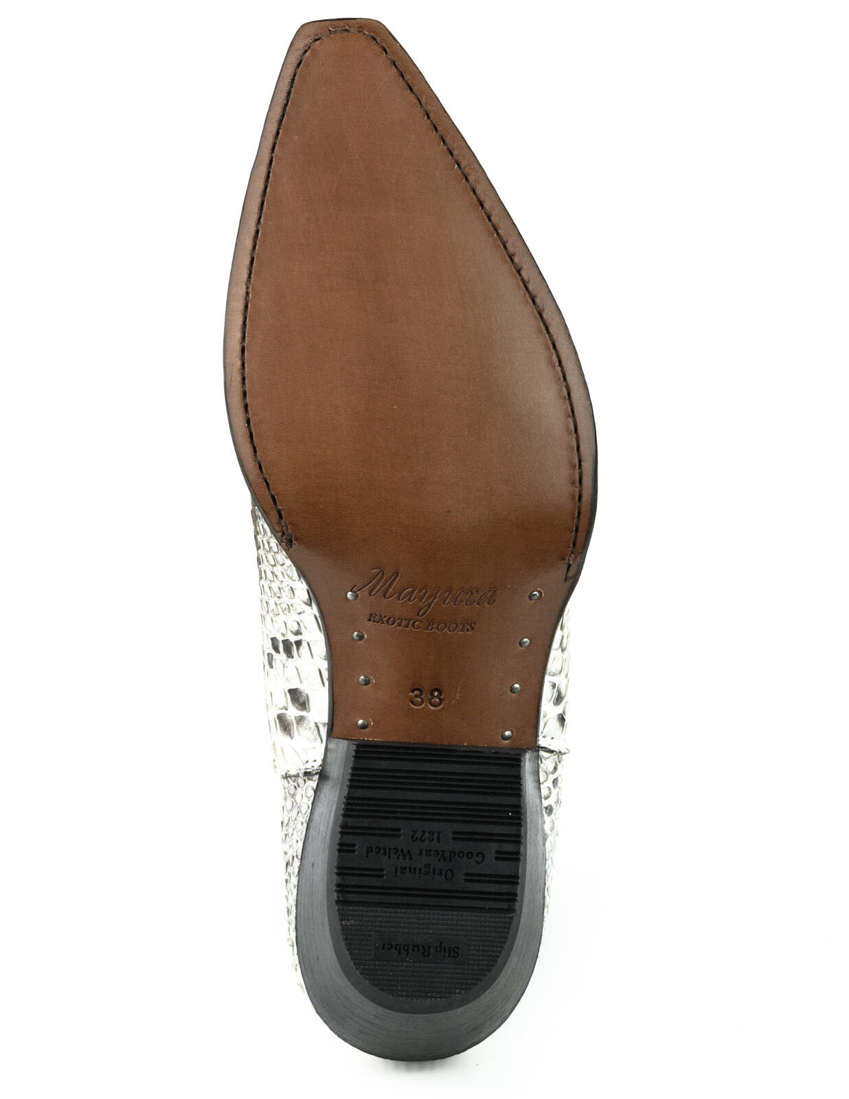 Vêtement en cuir Santiags femme blanc