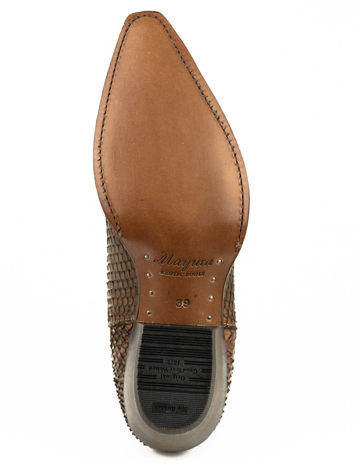 Vêtement en cuir Santiags femme cognac