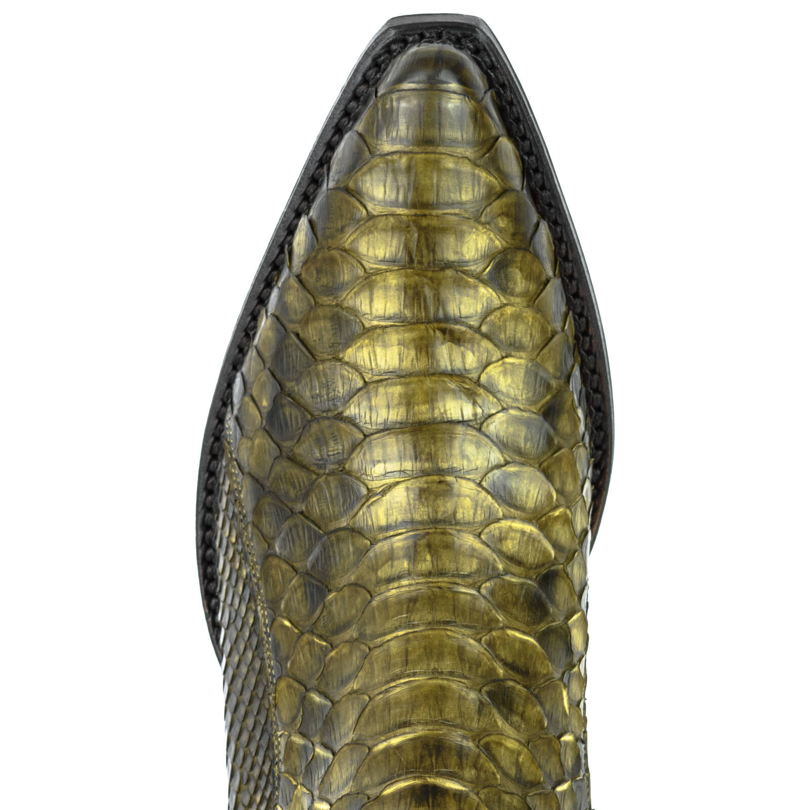 Vêtement en cuir Santiags femme kaki