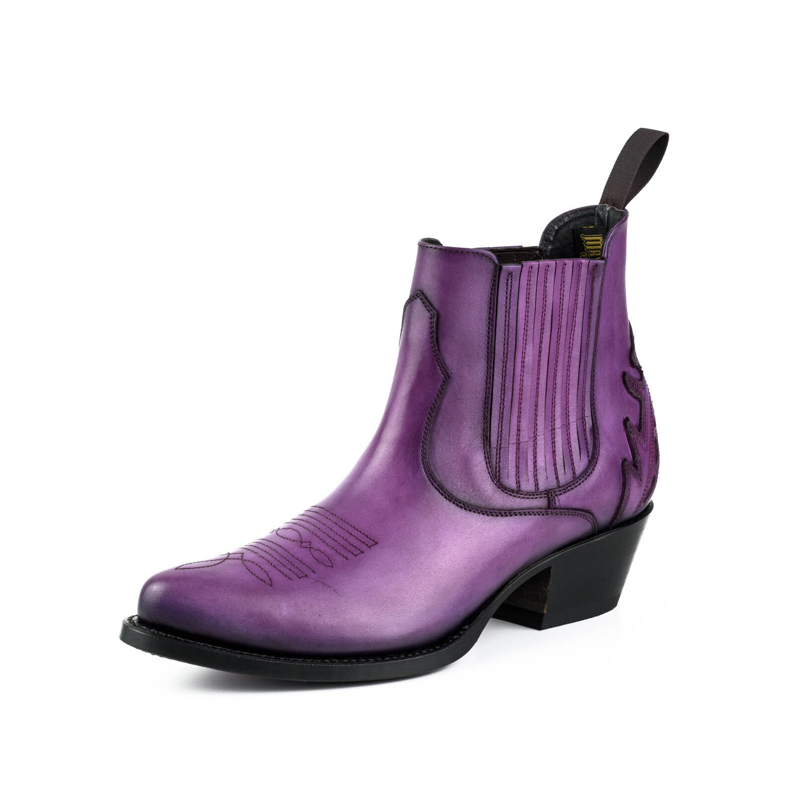 Vêtement en cuir Santiags femme violet