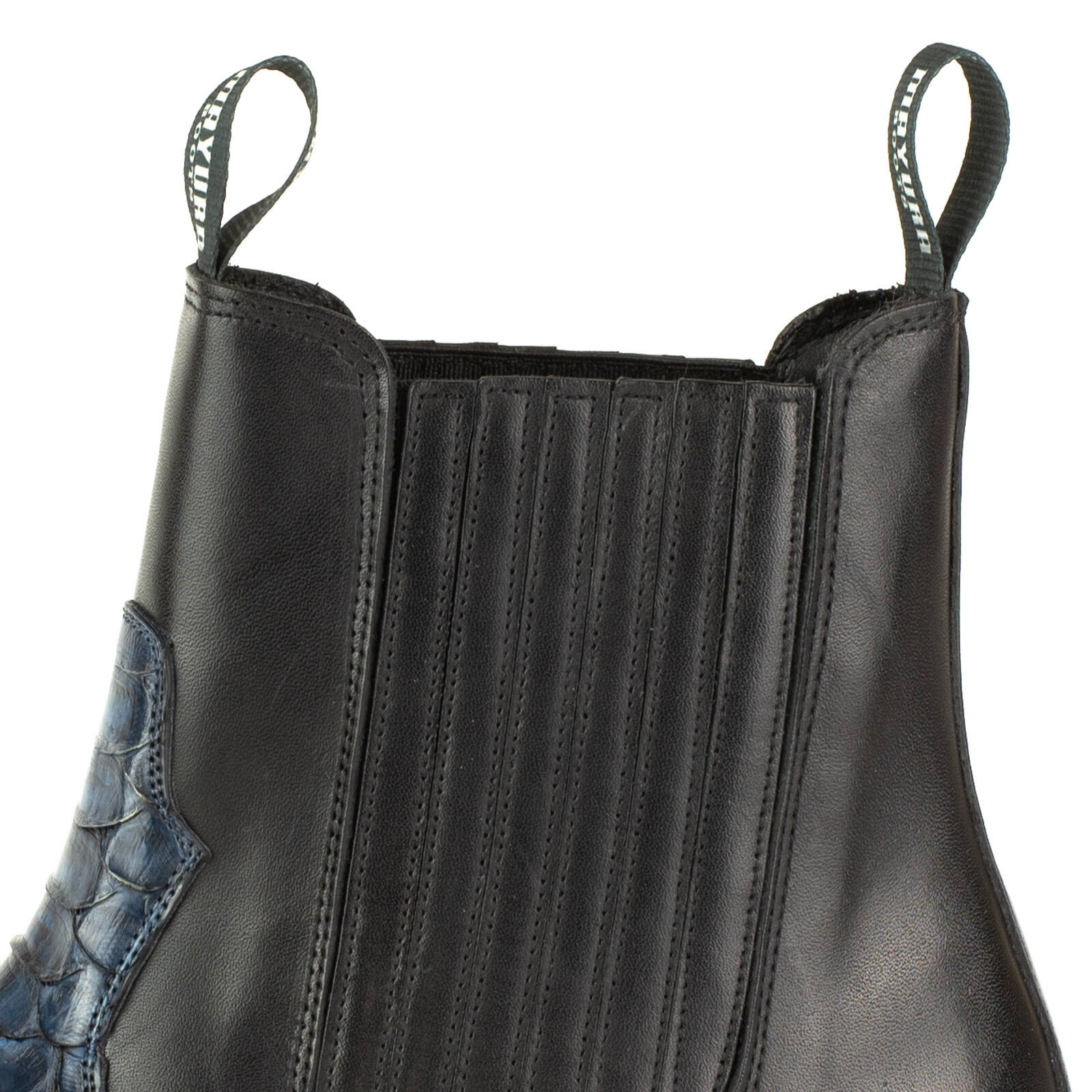 Vêtement en cuir Santiags homme bleu