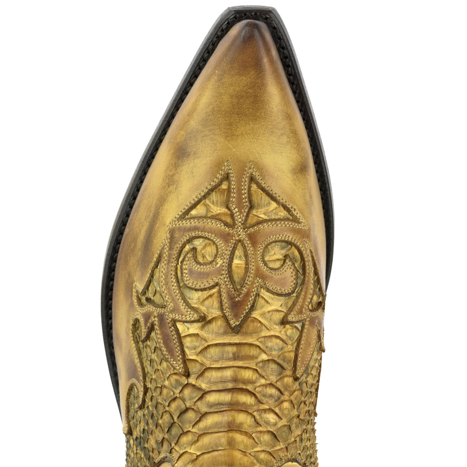 Vêtement en cuir Santiags homme cognac