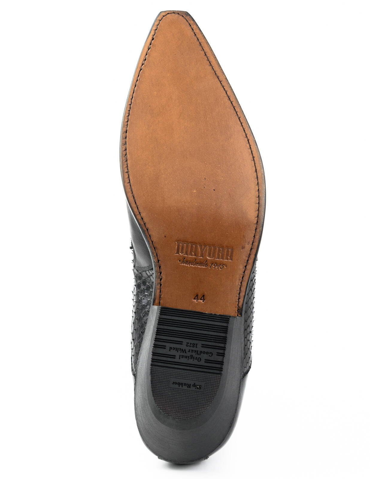 Vêtement en cuir Santiags homme noir