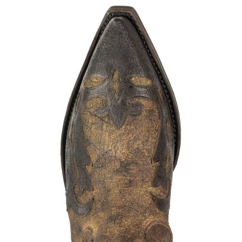 Vêtement en cuir Santiags homme marron