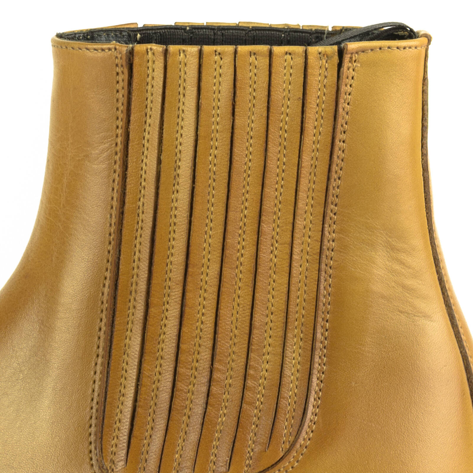 Vêtement en cuir Santiags femme camel