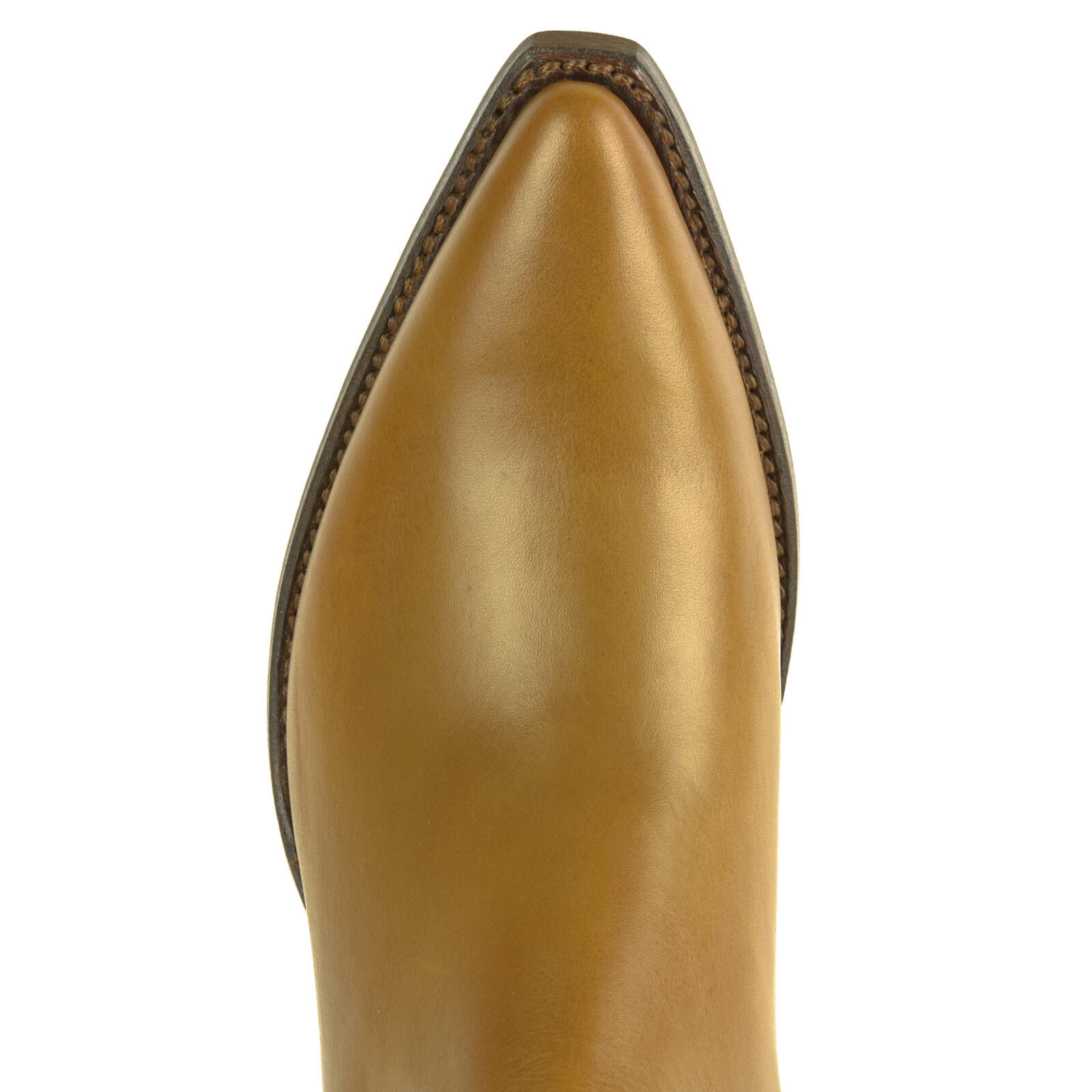 Vêtement en cuir Santiags femme camel