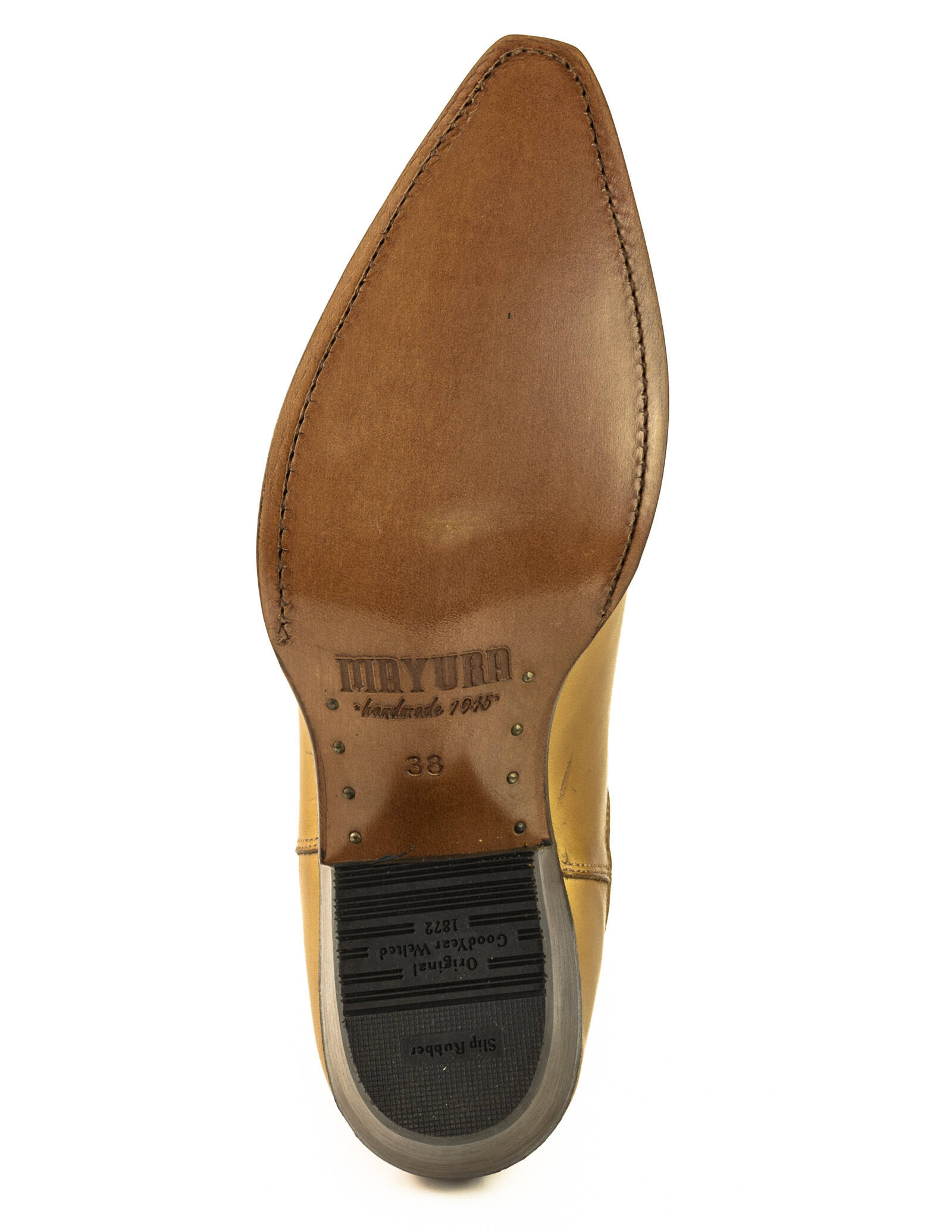 Vêtement en cuir Santiags femme camel