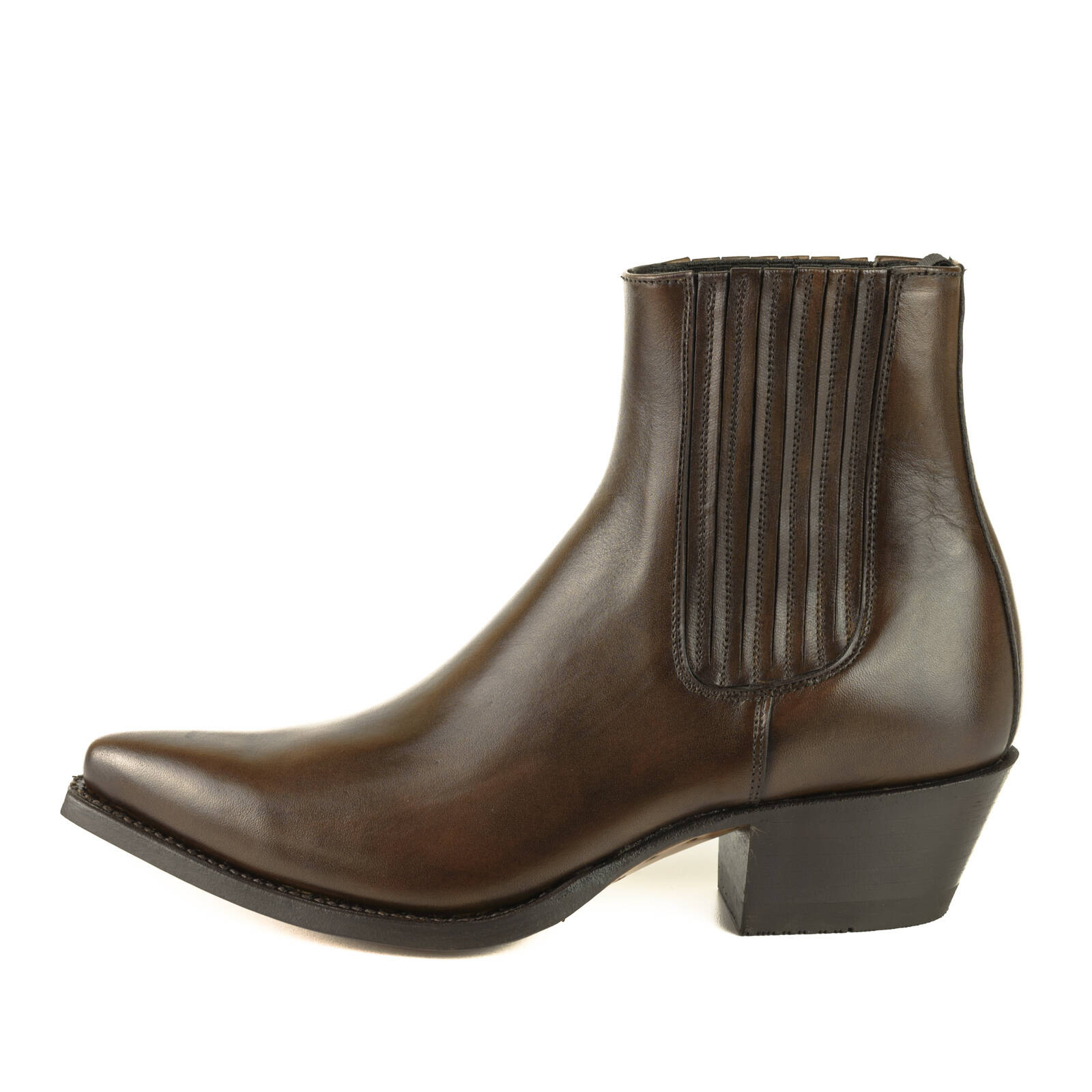 Vêtement en cuir Santiags femme marron