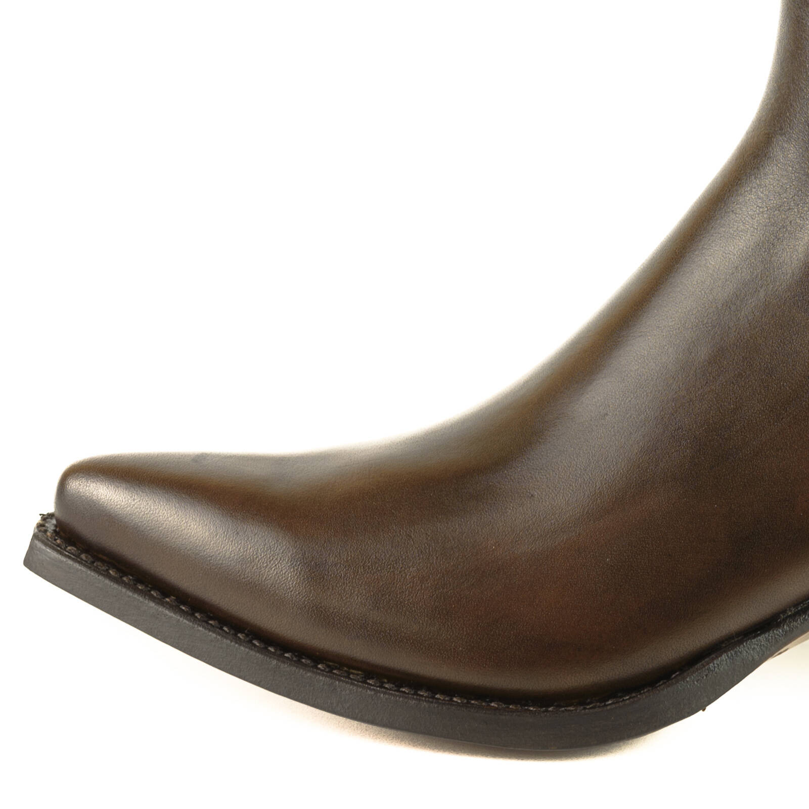 Vêtement en cuir Santiags femme marron