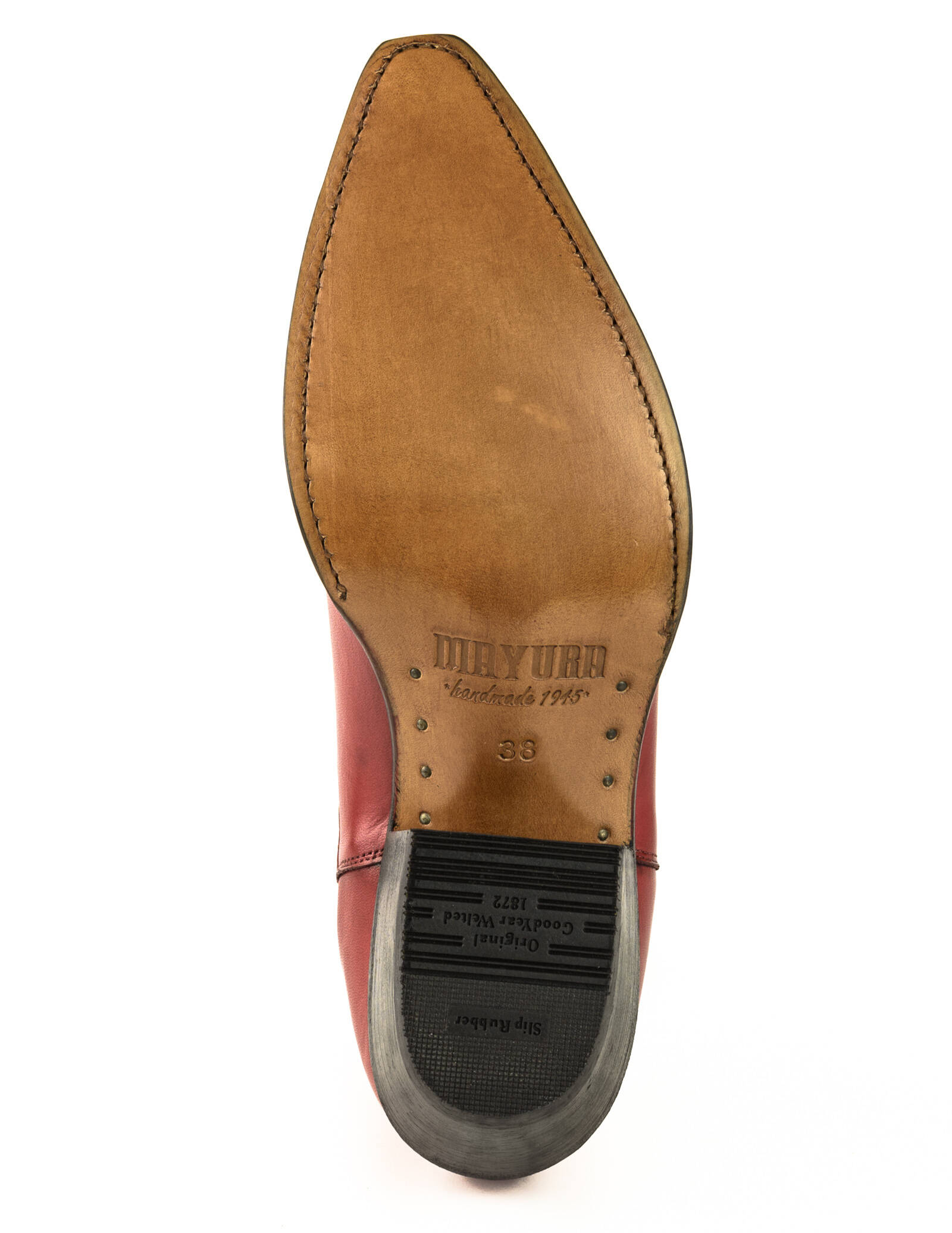 Vêtement en cuir Santiags femme rouge