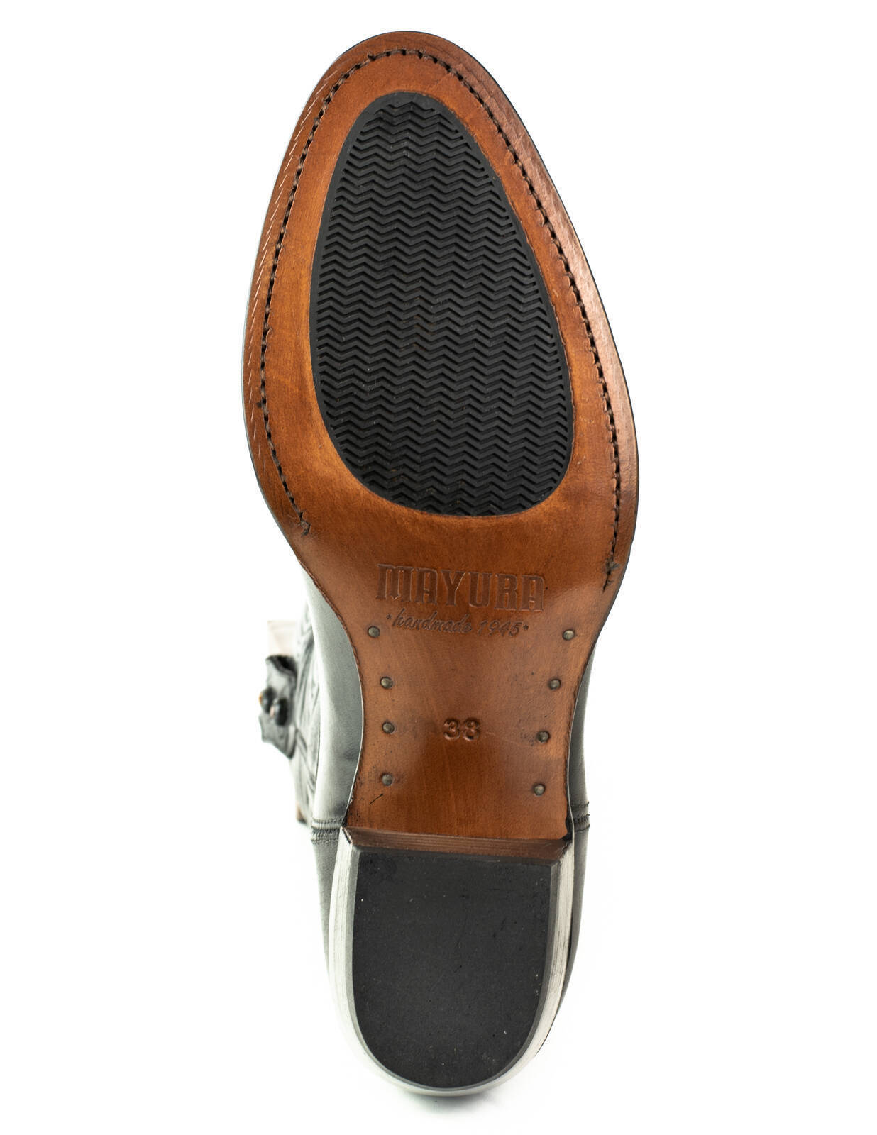 Vêtement en cuir Santiags femme noir