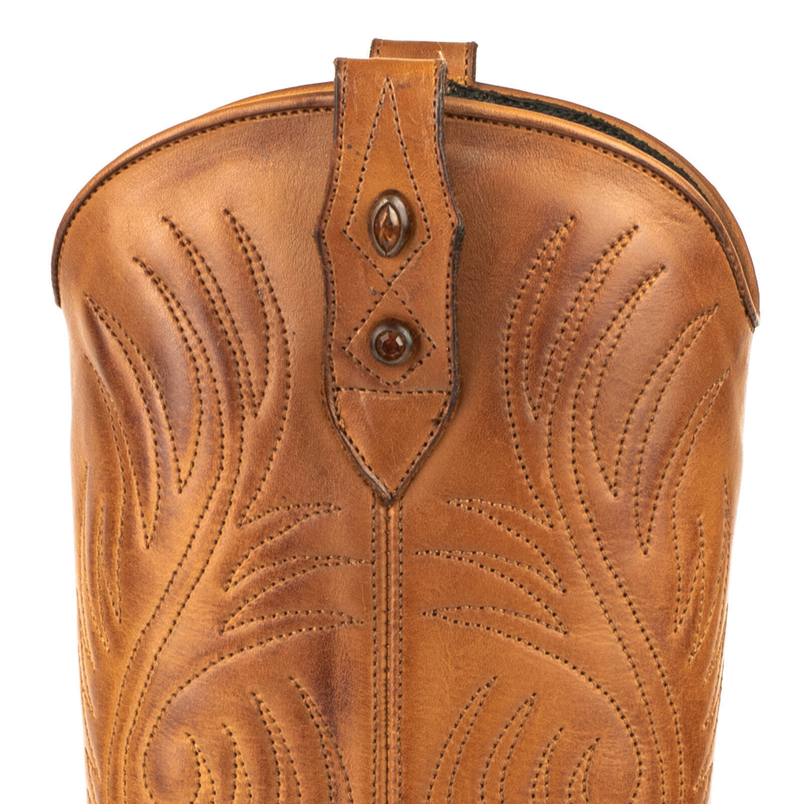 Vêtement en cuir Santiags femme marron