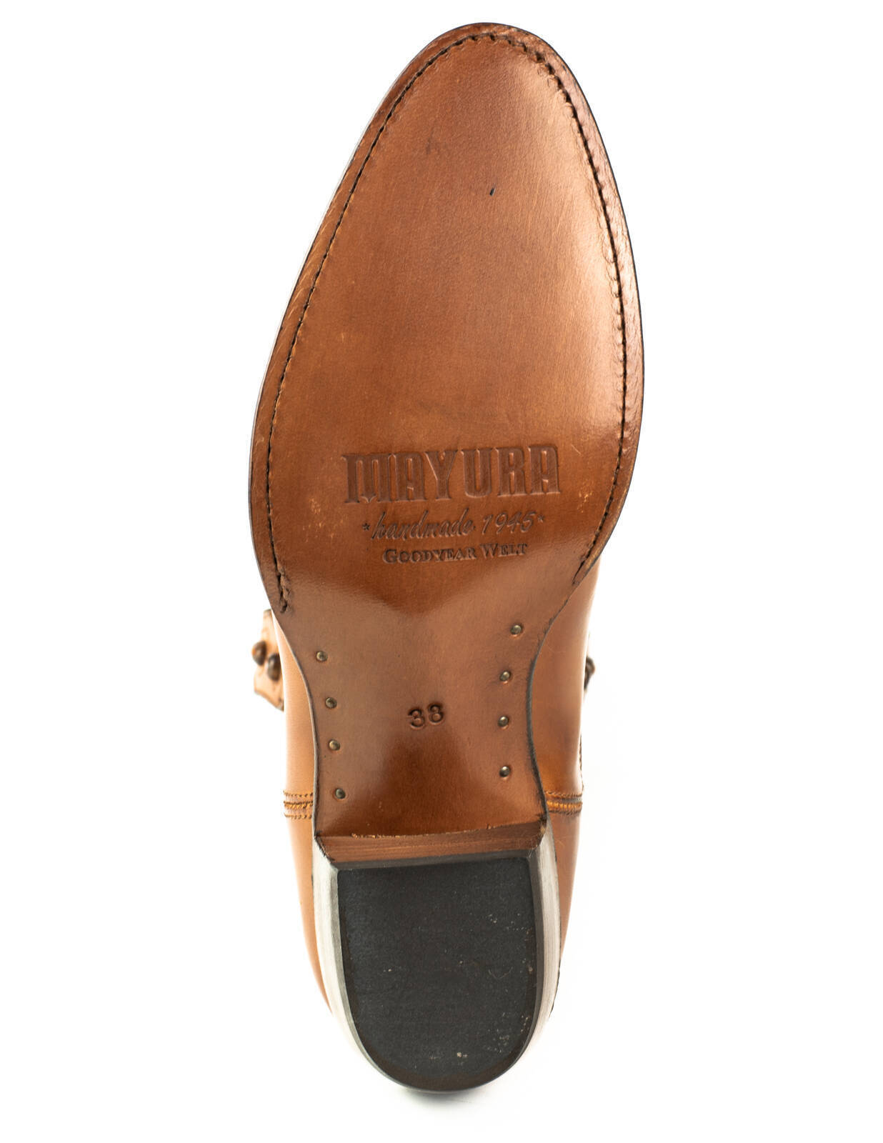 Vêtement en cuir Santiags femme marron