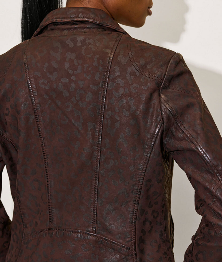 Vêtement en cuir Blousons cuir marron