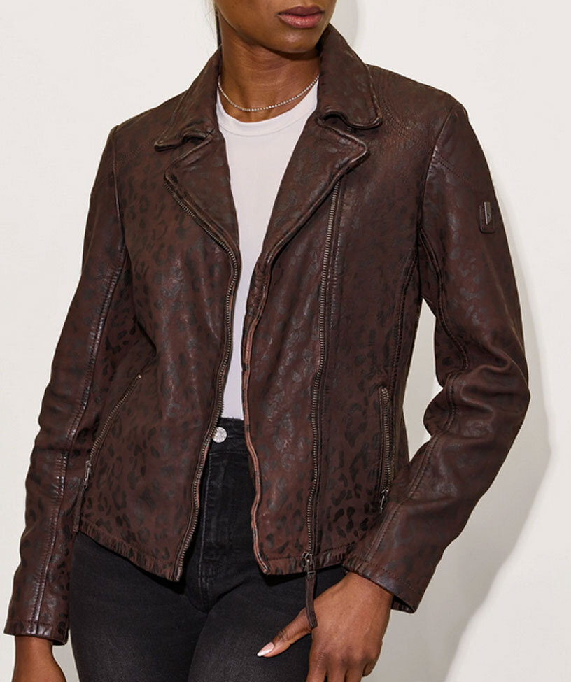 Vêtement en cuir Blousons cuir marron