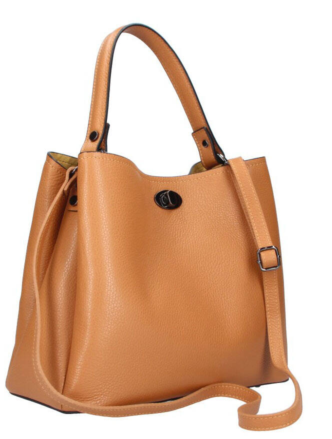 Vêtement en cuir Maroquinerie femme cognac