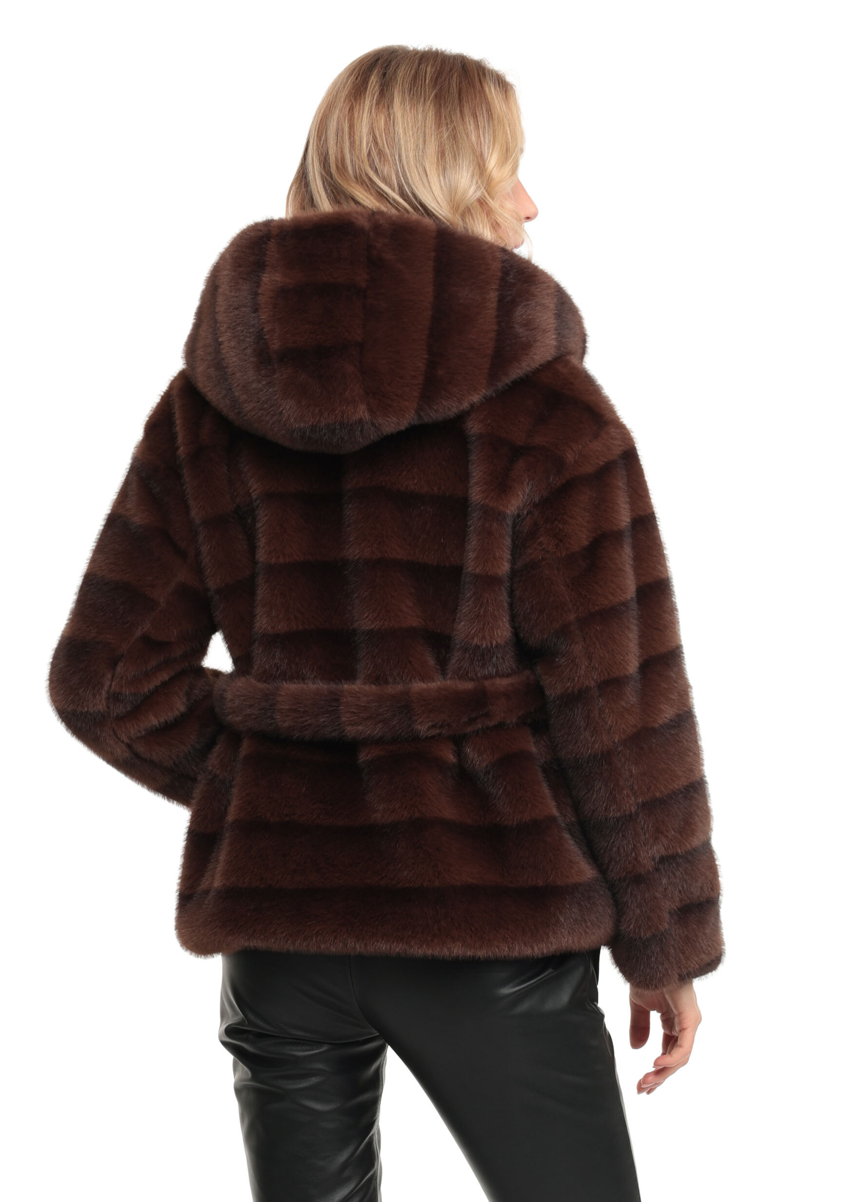 Vêtement en cuir Vestes cuir marron